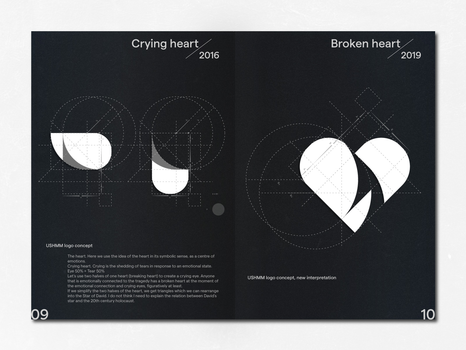 Original monograms, logos, logotypes, brandmarks, equipped with grid system